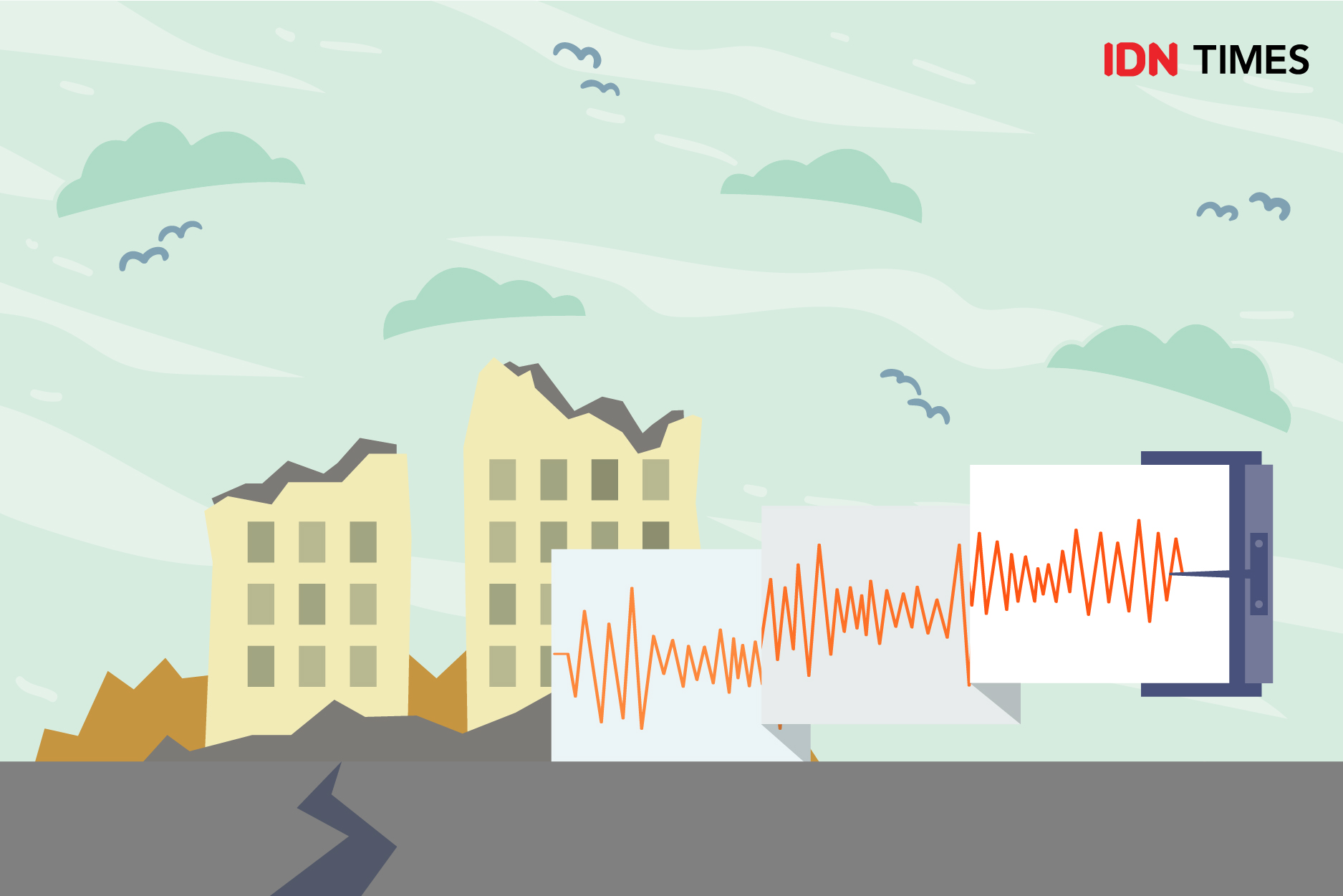 Dalam Beberapa Jam, Selat Sunda Diguncang Puluhan Gempa